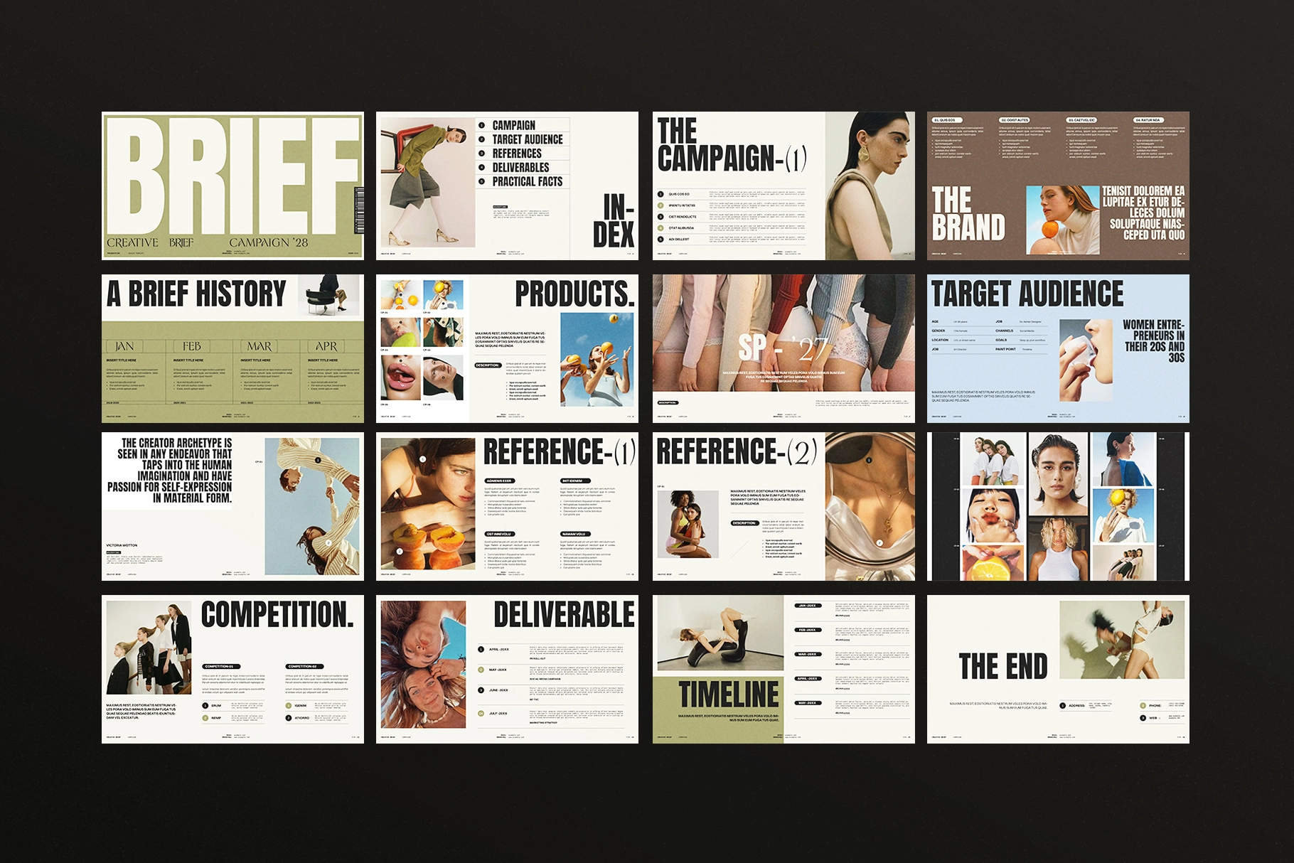 Creative Brief Campaign Presentation Template