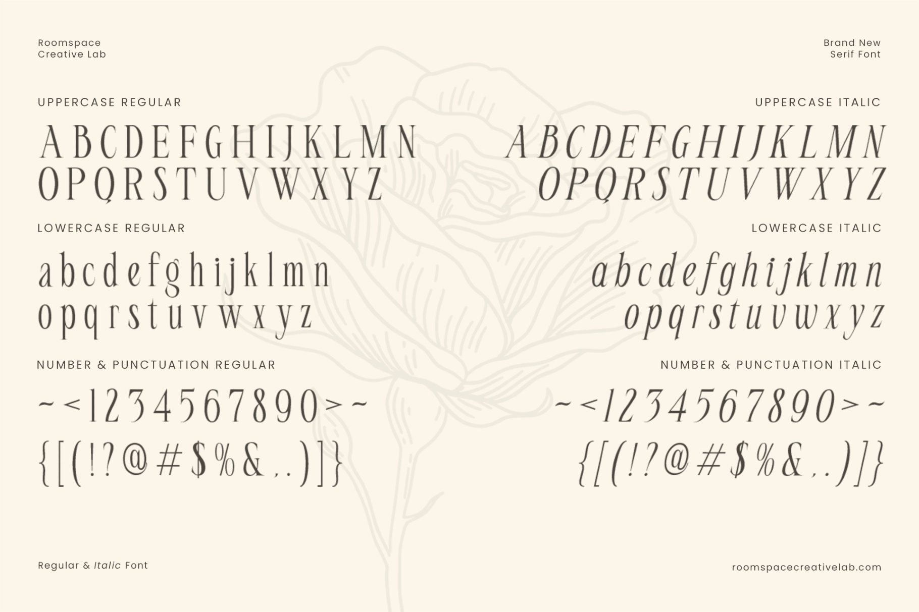 Seraline Orchid – Modern Elegant Serif Font