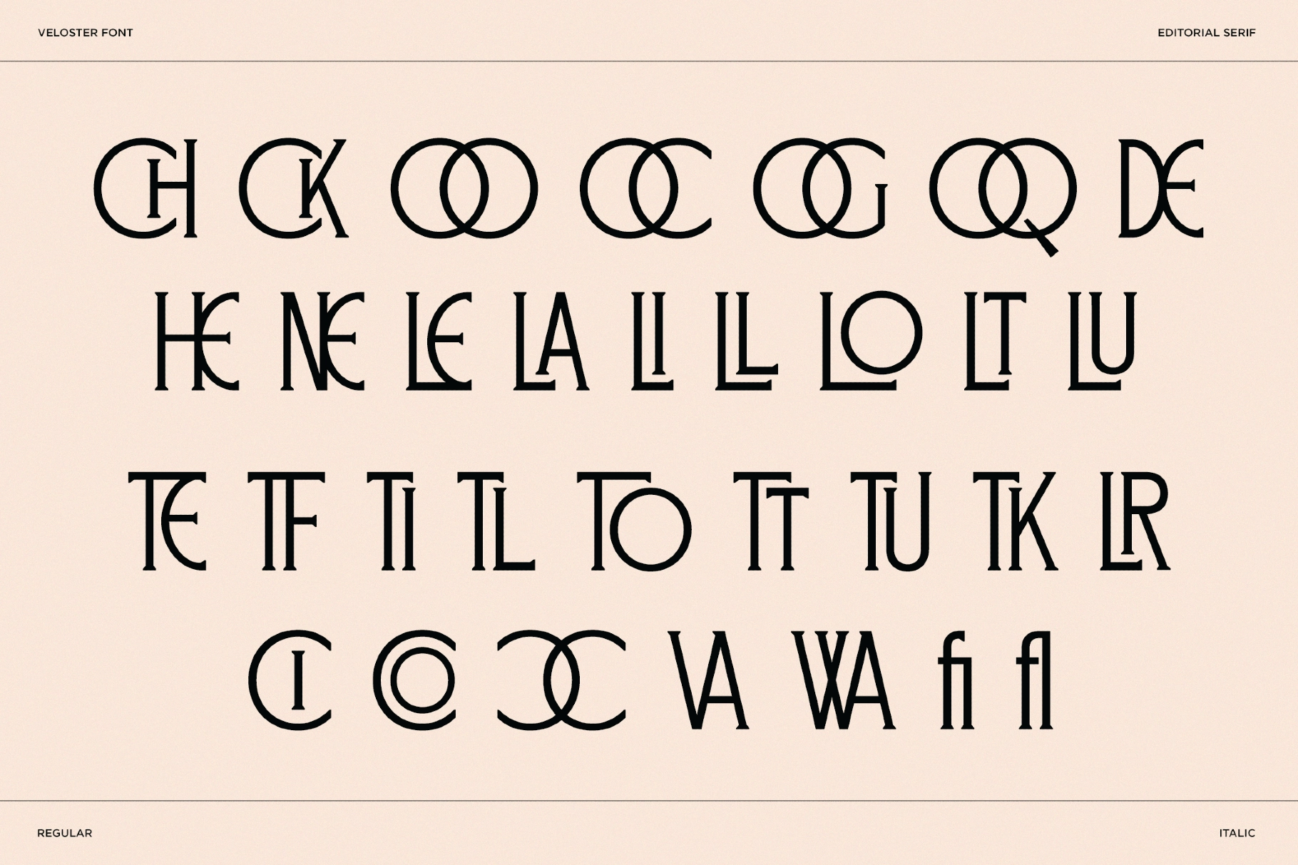 Veloster - Luxury Editorial Serif Font