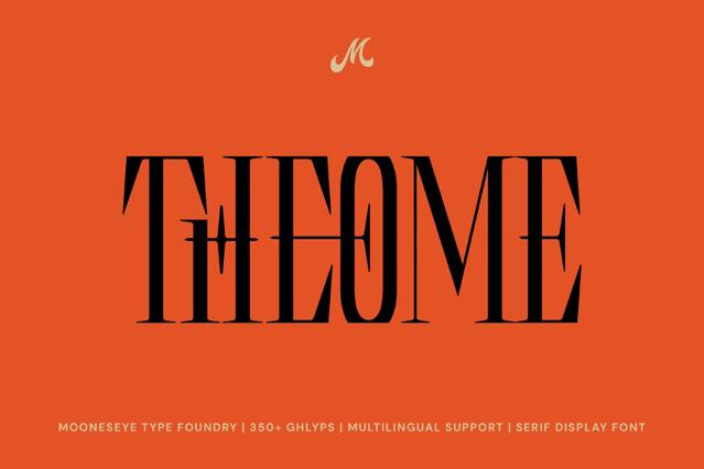 Theome - Gothic Serif Display Font