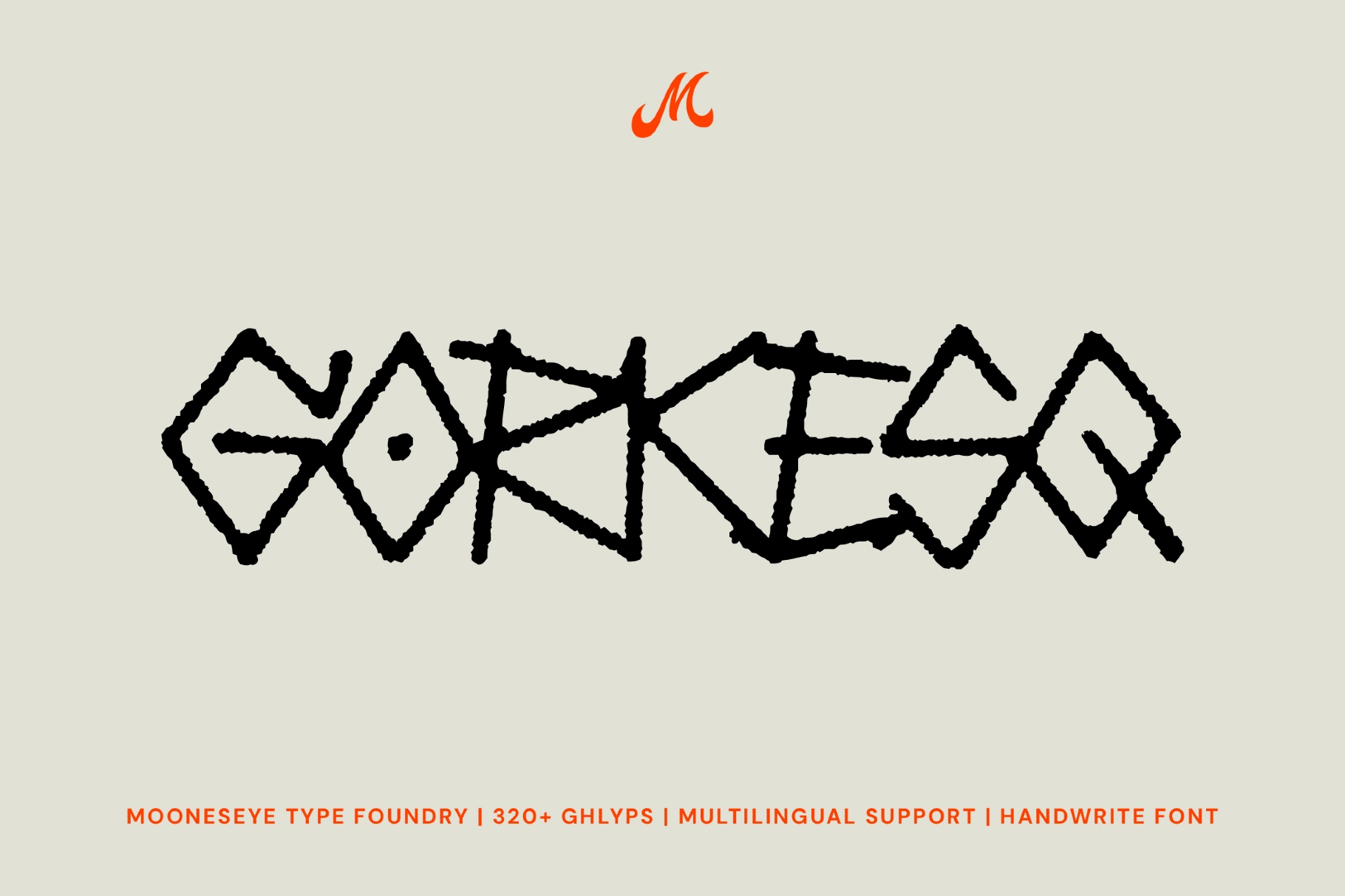 Gorkesq - Ancient Handwritten Display Font