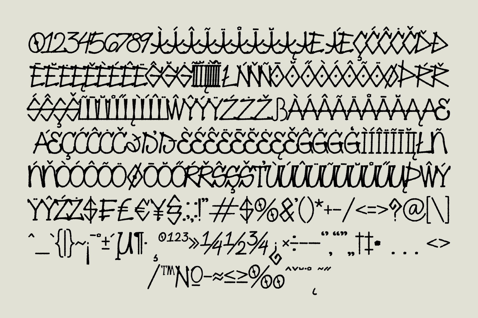 Gorkesq - Ancient Handwritten Display Font