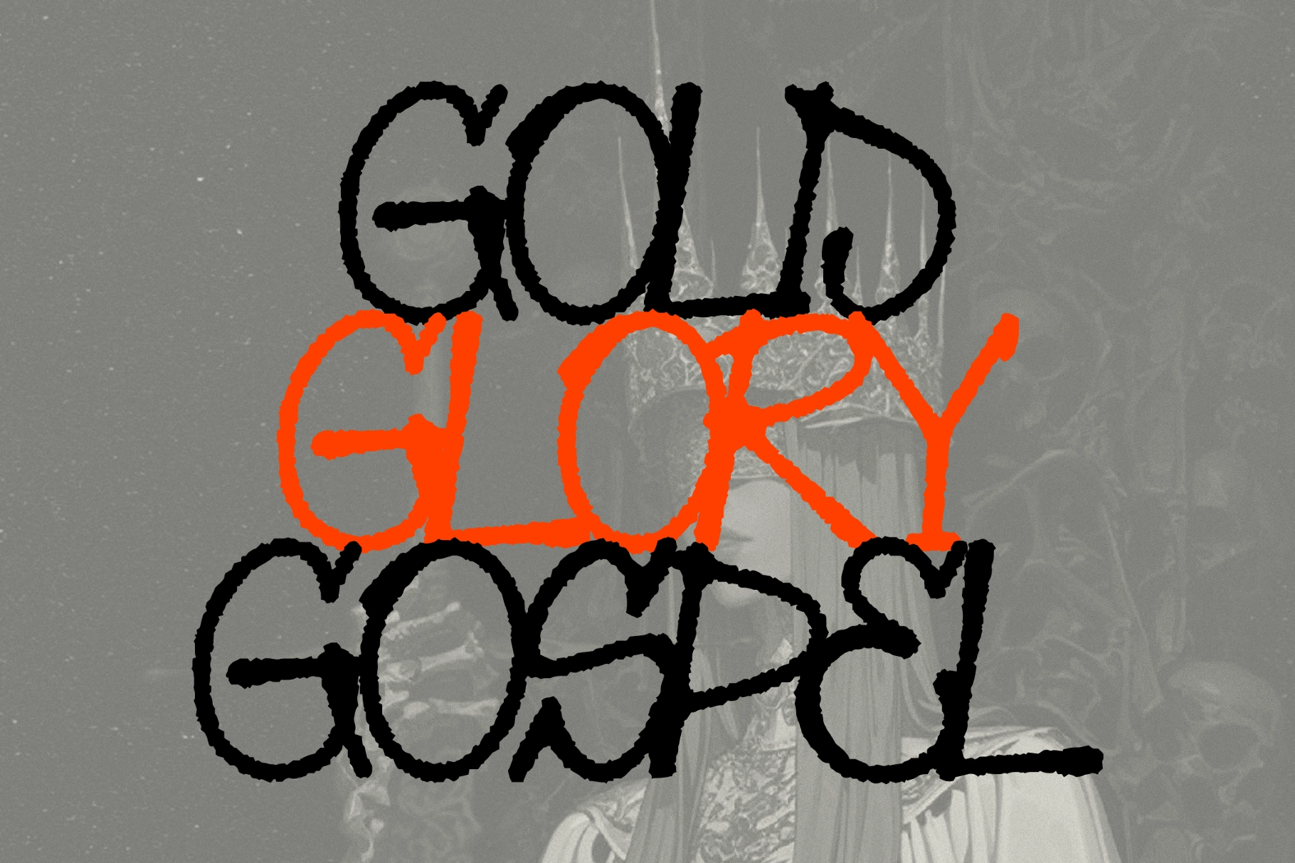Gorkesq - Ancient Handwritten Display Font