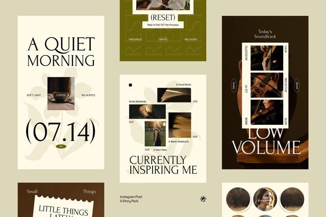 Aesthetic Instagram Pack - Adobe Template