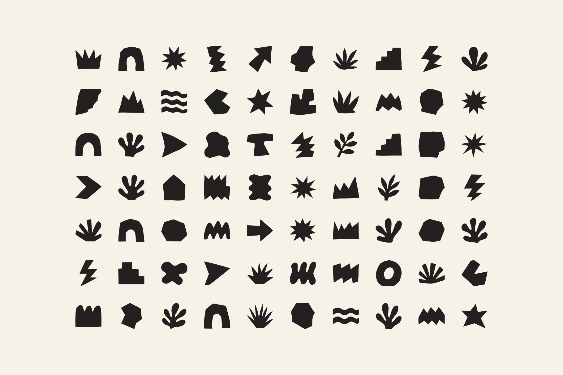 Wildform - Hand-Cut Abstract Shapes