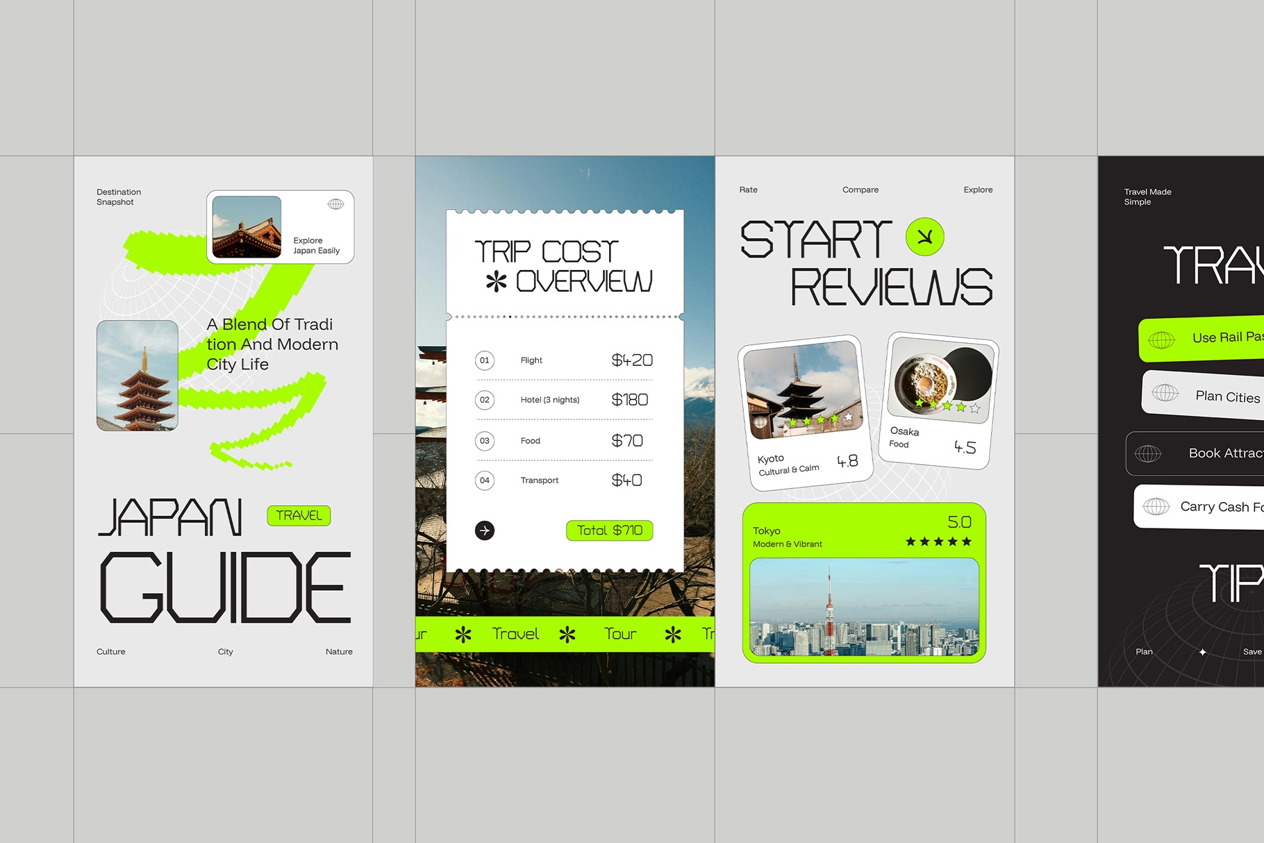 Tour & Travel Instagram Pack - Affinity Template