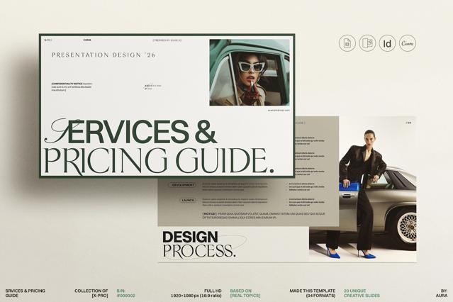 Services and Pricing Guide Presentation Template