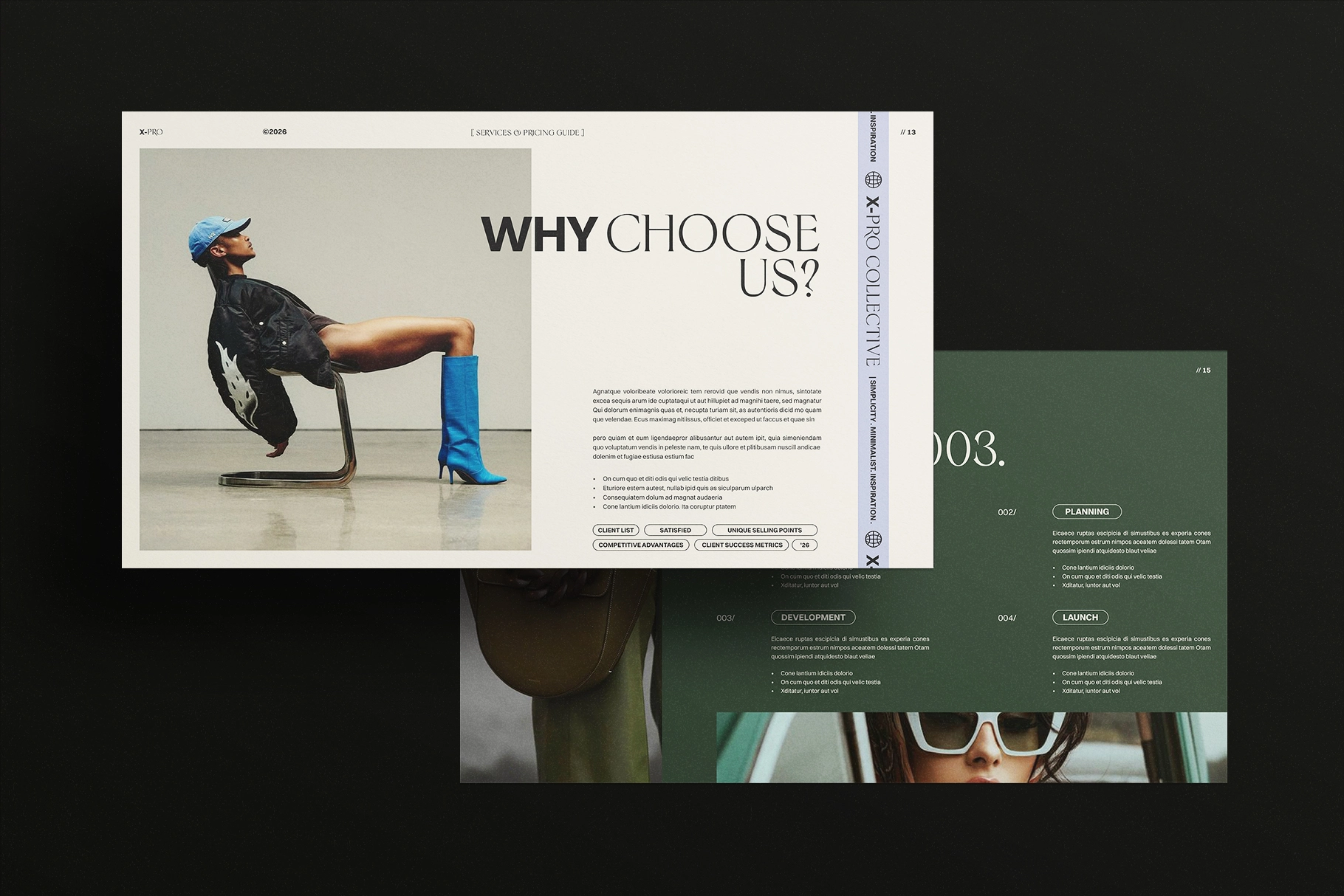Services and Pricing Guide Presentation Template