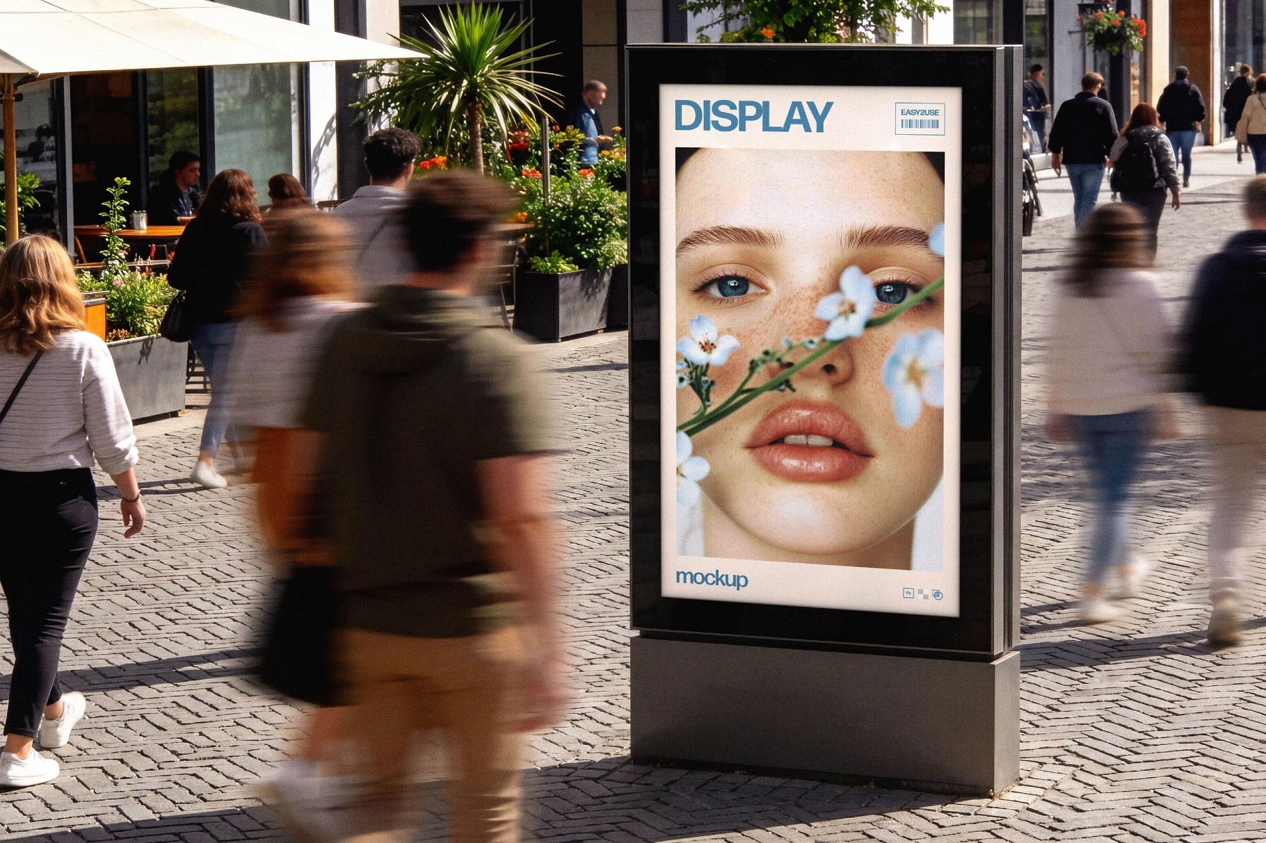 Outdoor Digital Kiosk Mockup