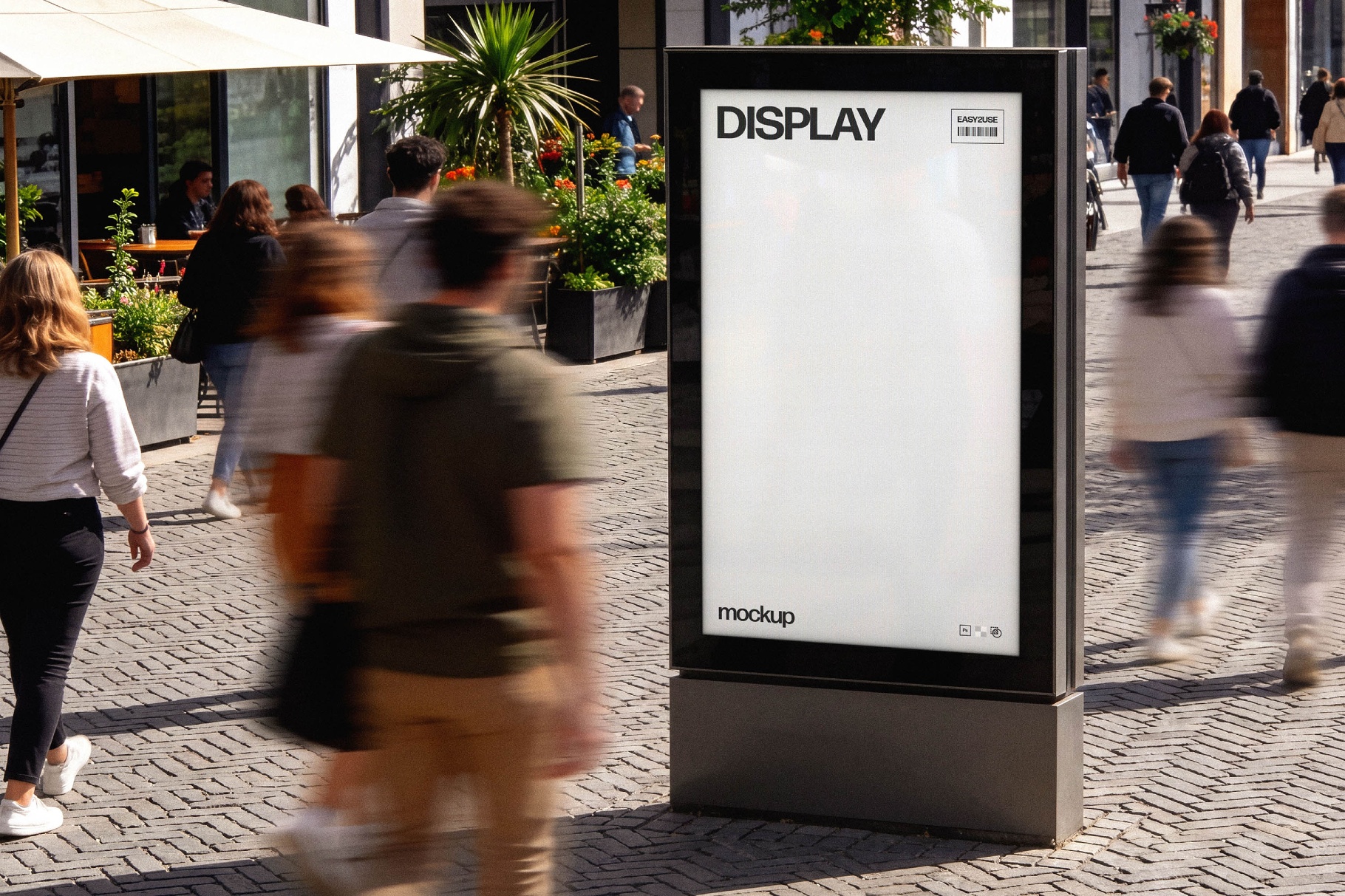 Outdoor Digital Kiosk Mockup