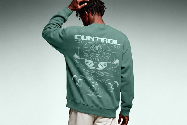 Sweatshirt Mockup Back View