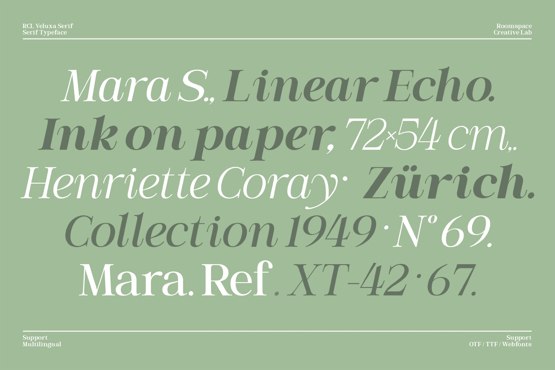 Veluxa Serif – Elegant Branding Serif Font