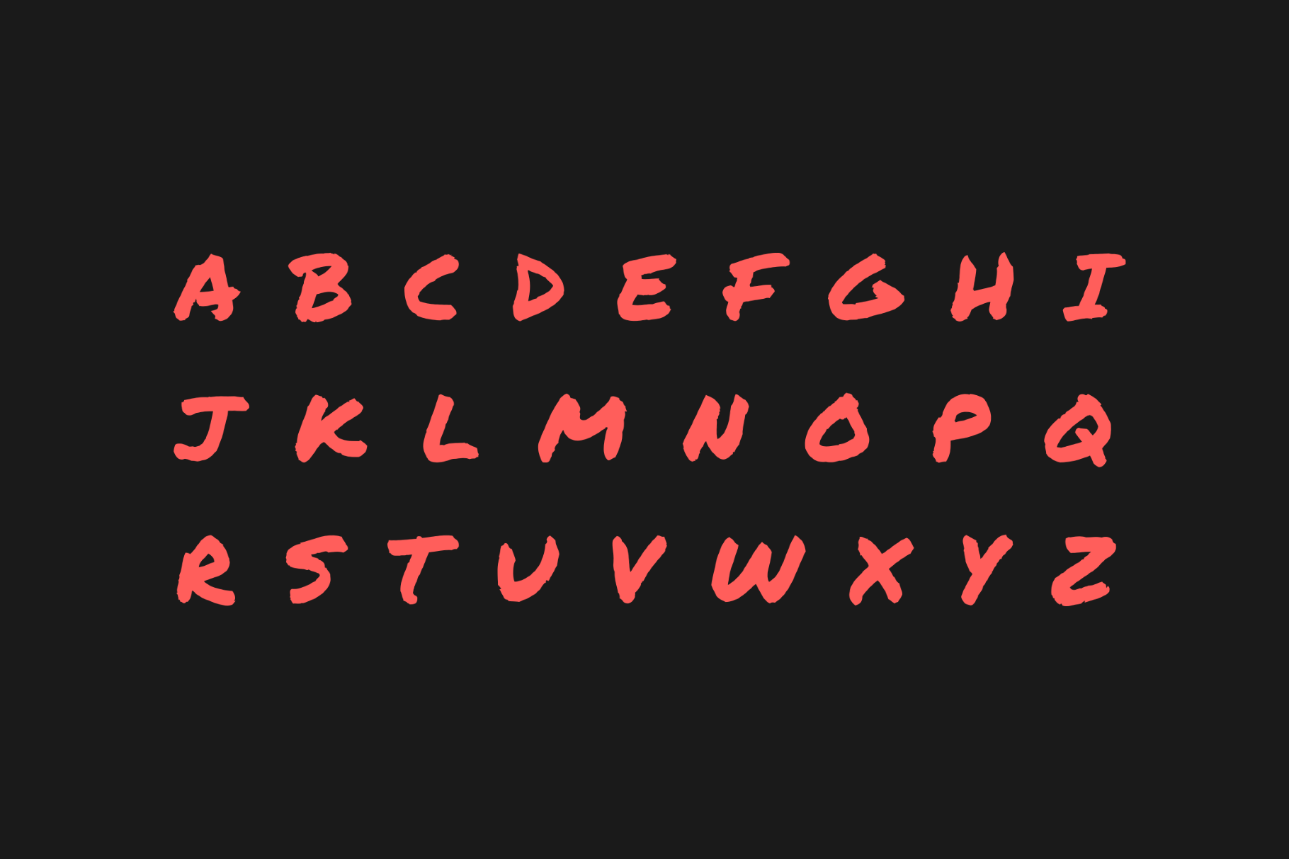 Permanent Marker Handwriting Font