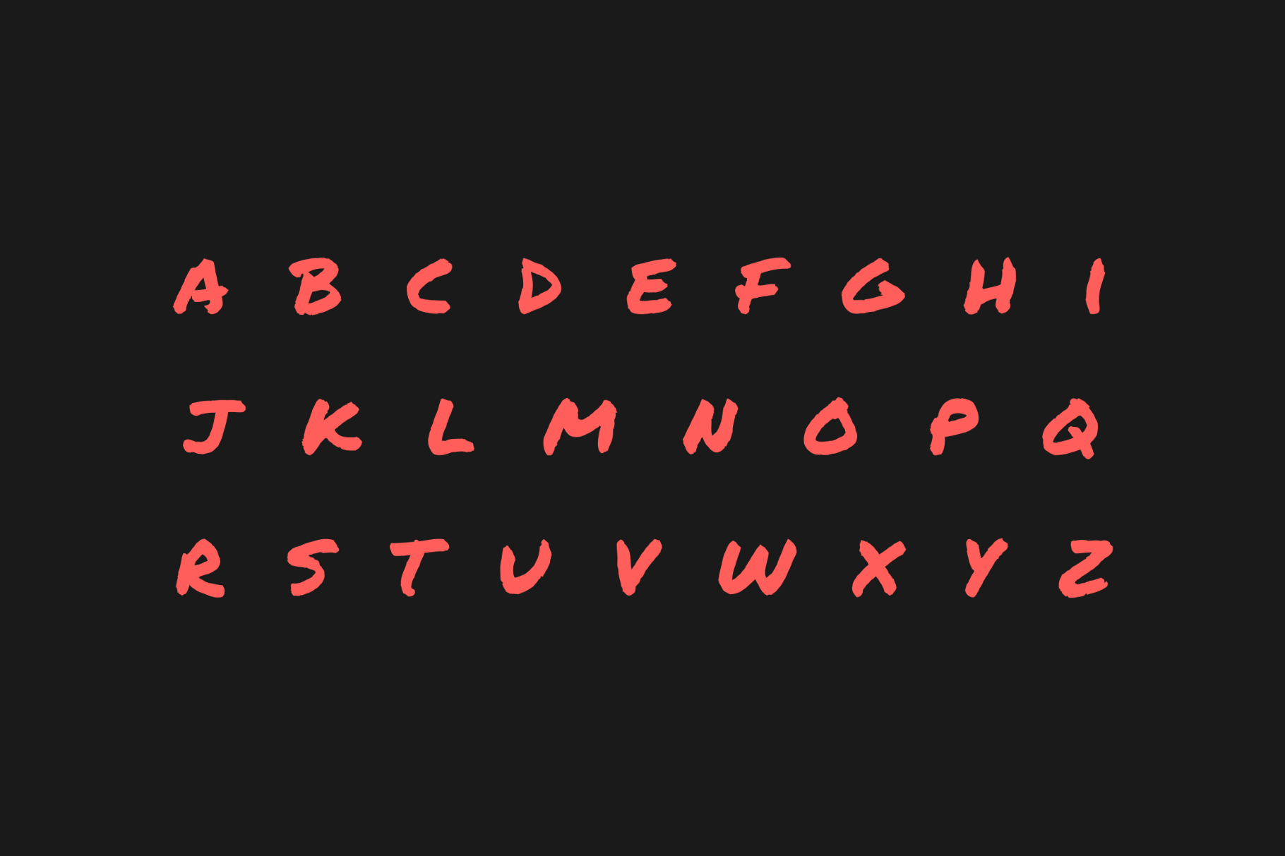 Permanent Marker Handwriting Font
