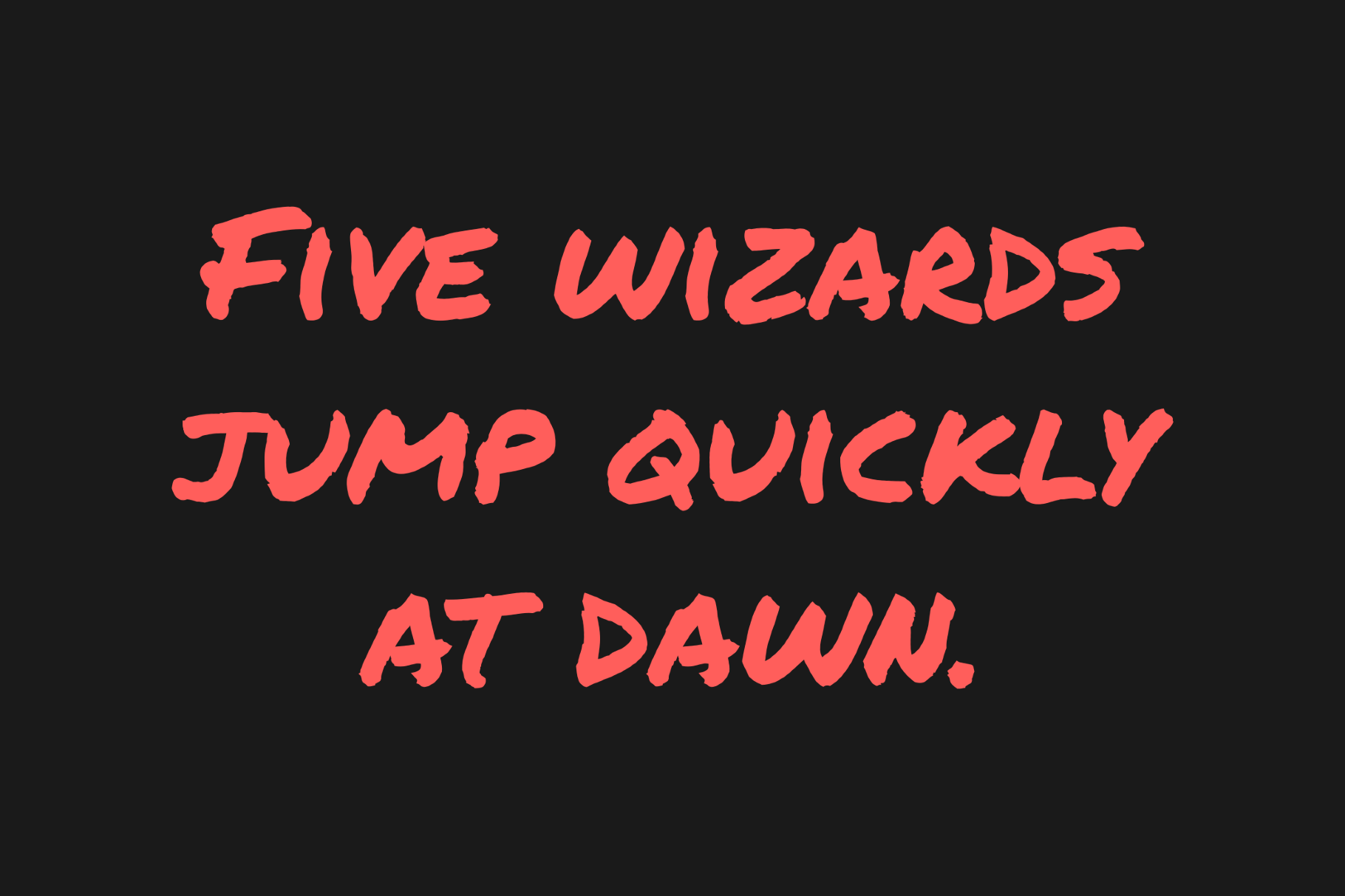 Permanent Marker Handwriting Font