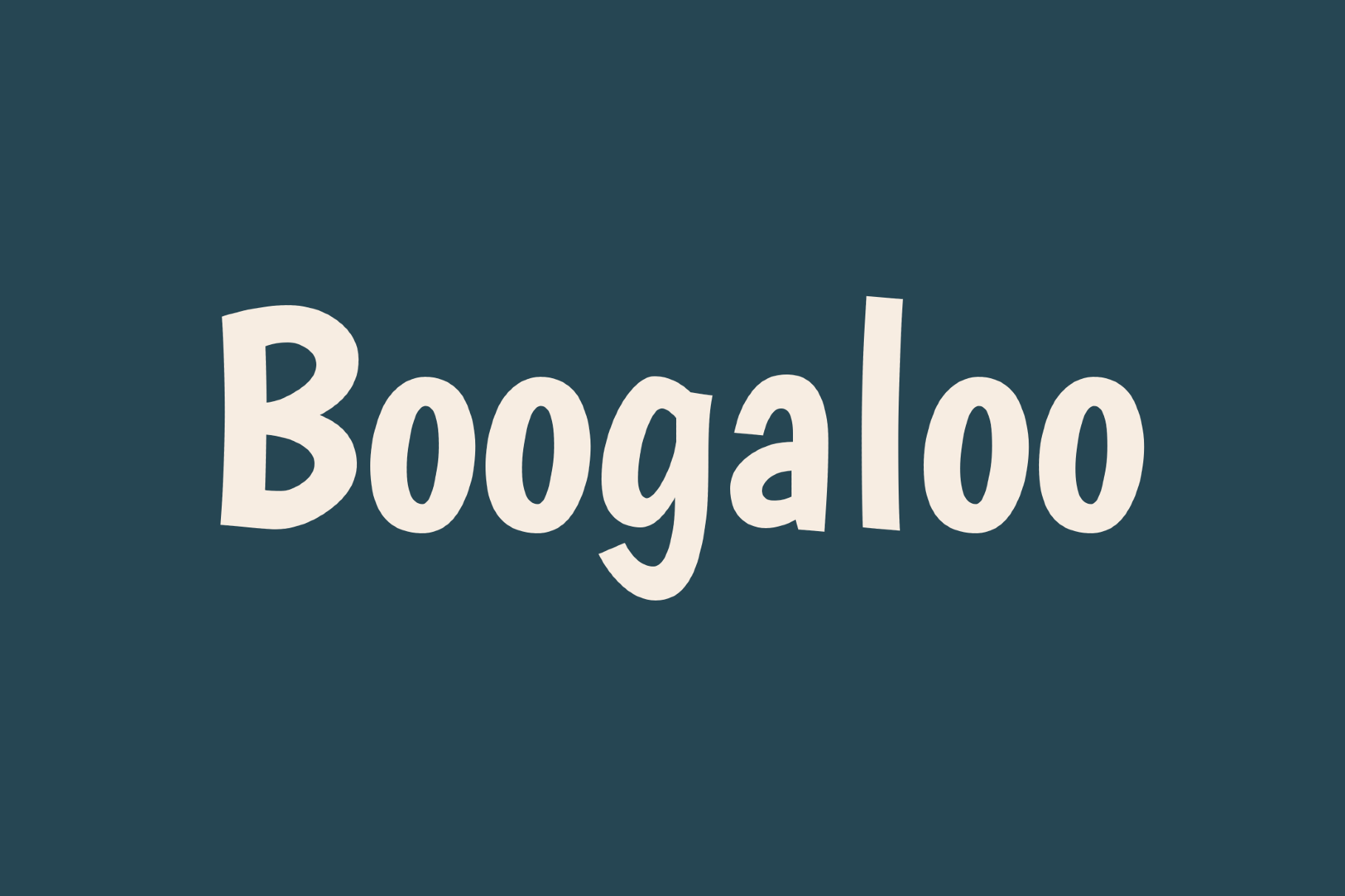 Boogaloo - 90s Surf Font