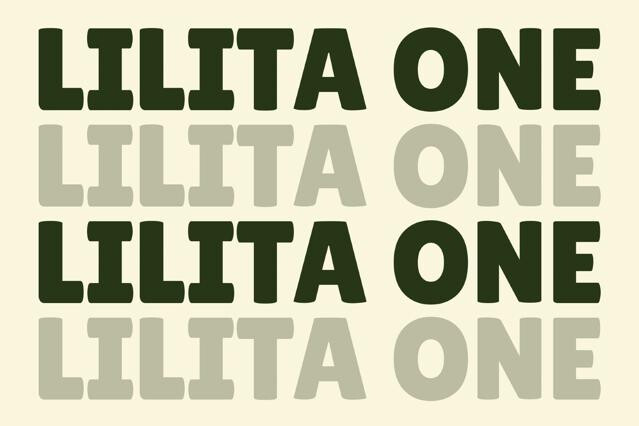 Lilita One Sign Font