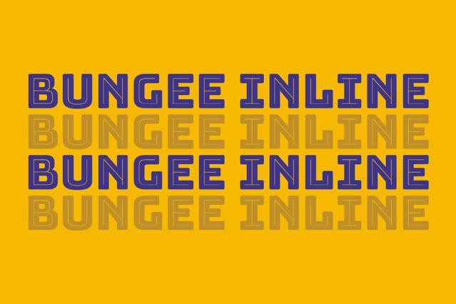 Bungee Inline Font