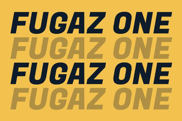 Fugaz One - TV Show Font