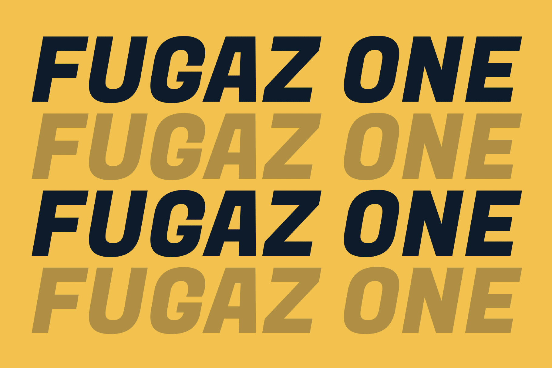 Fugaz One - TV Show Font
