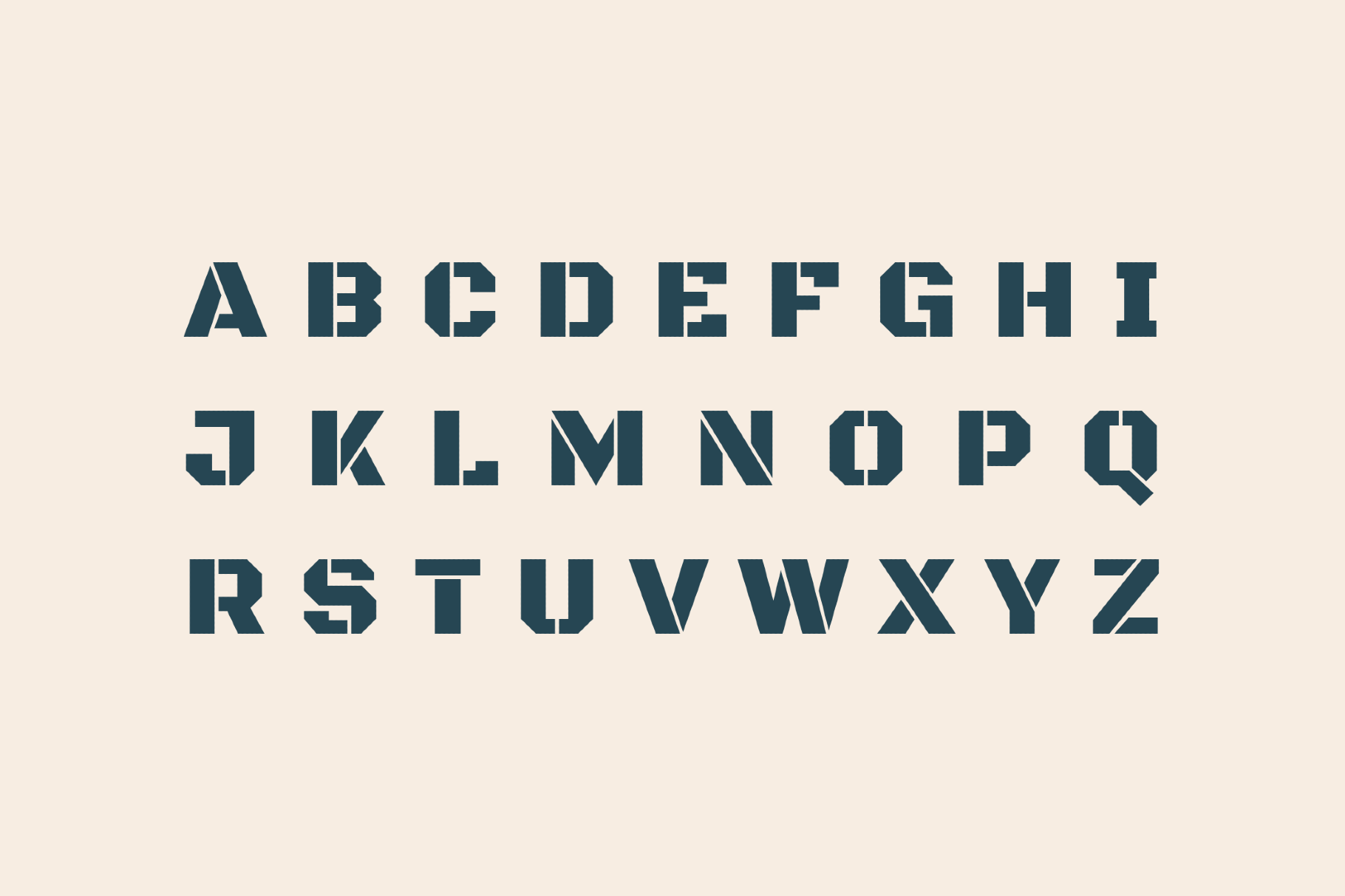 Black Ops One - Military Stencil Font