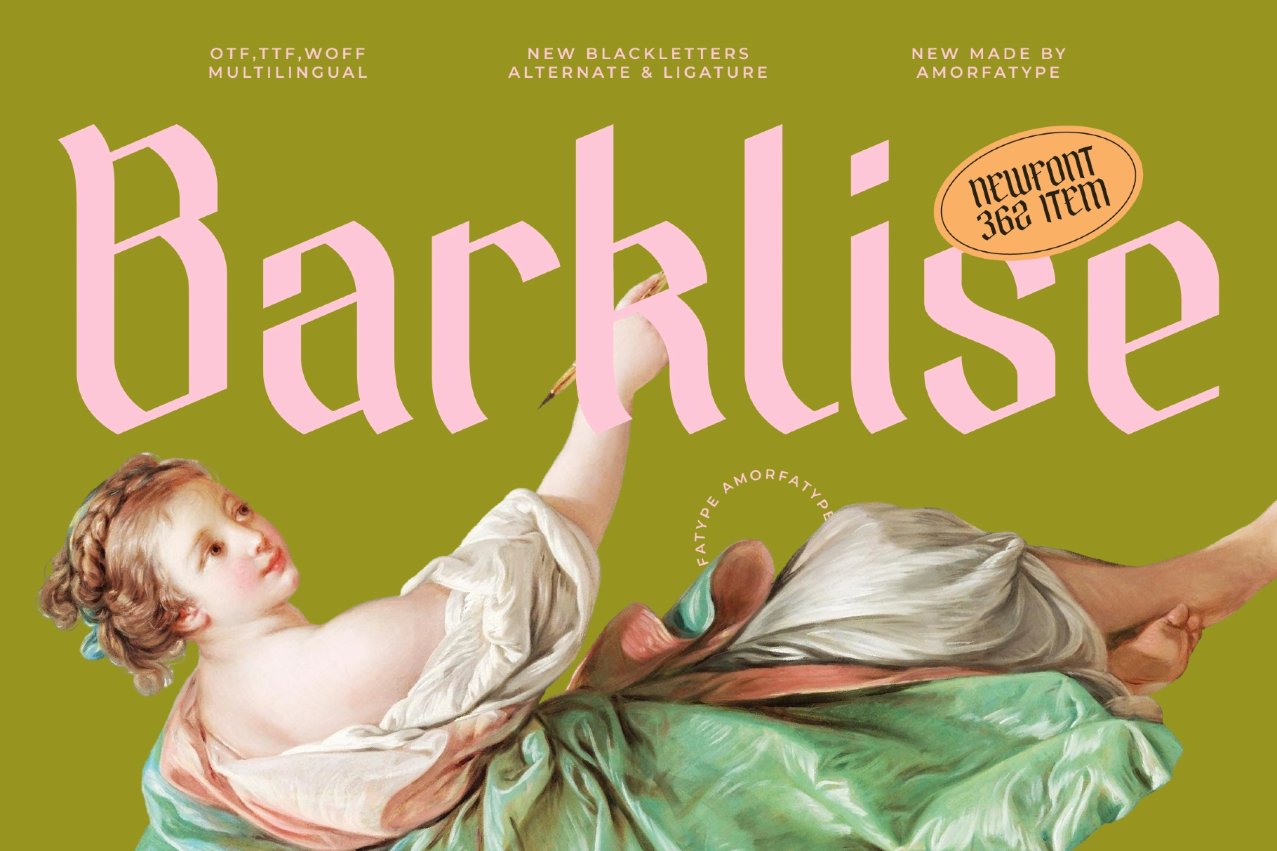Barklise - Modern Blackletter Font