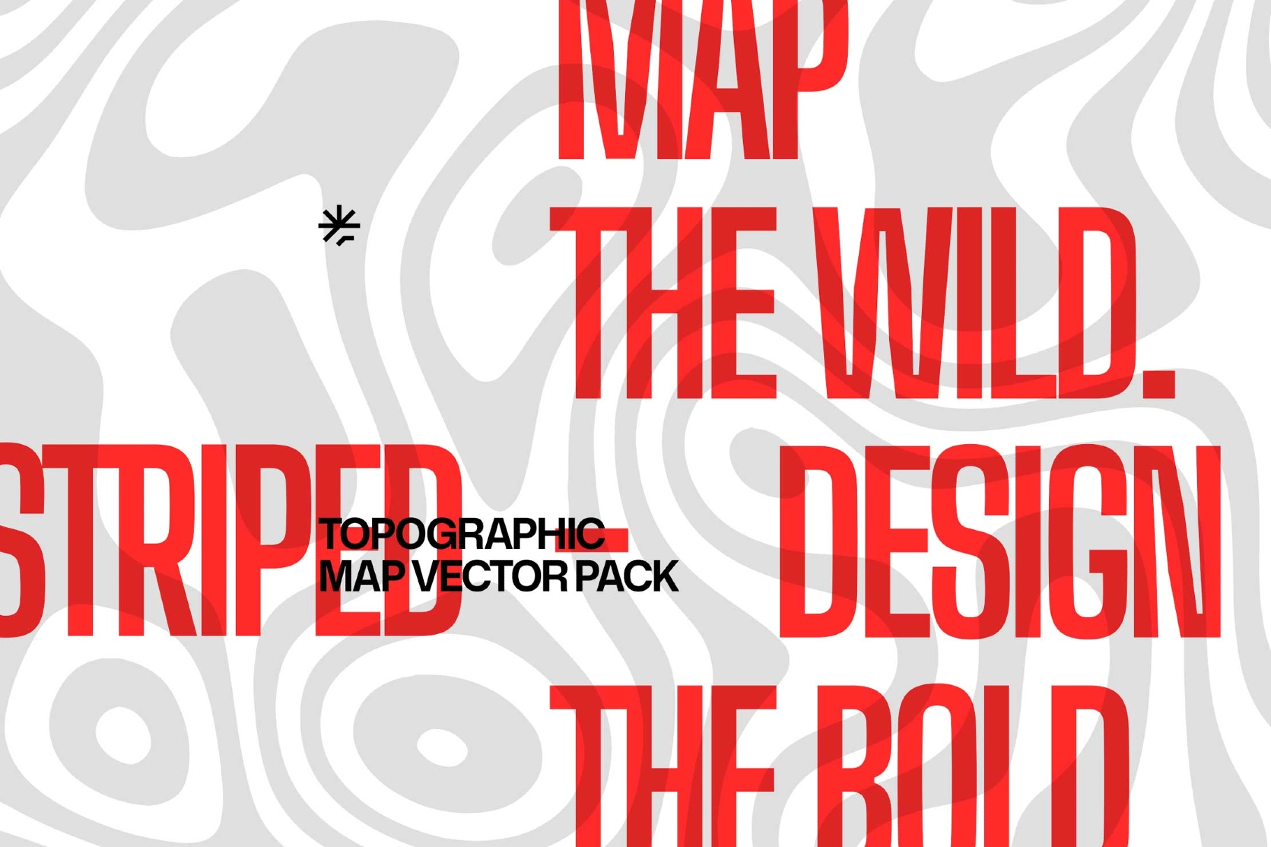 Topographic Contour Vector Pack