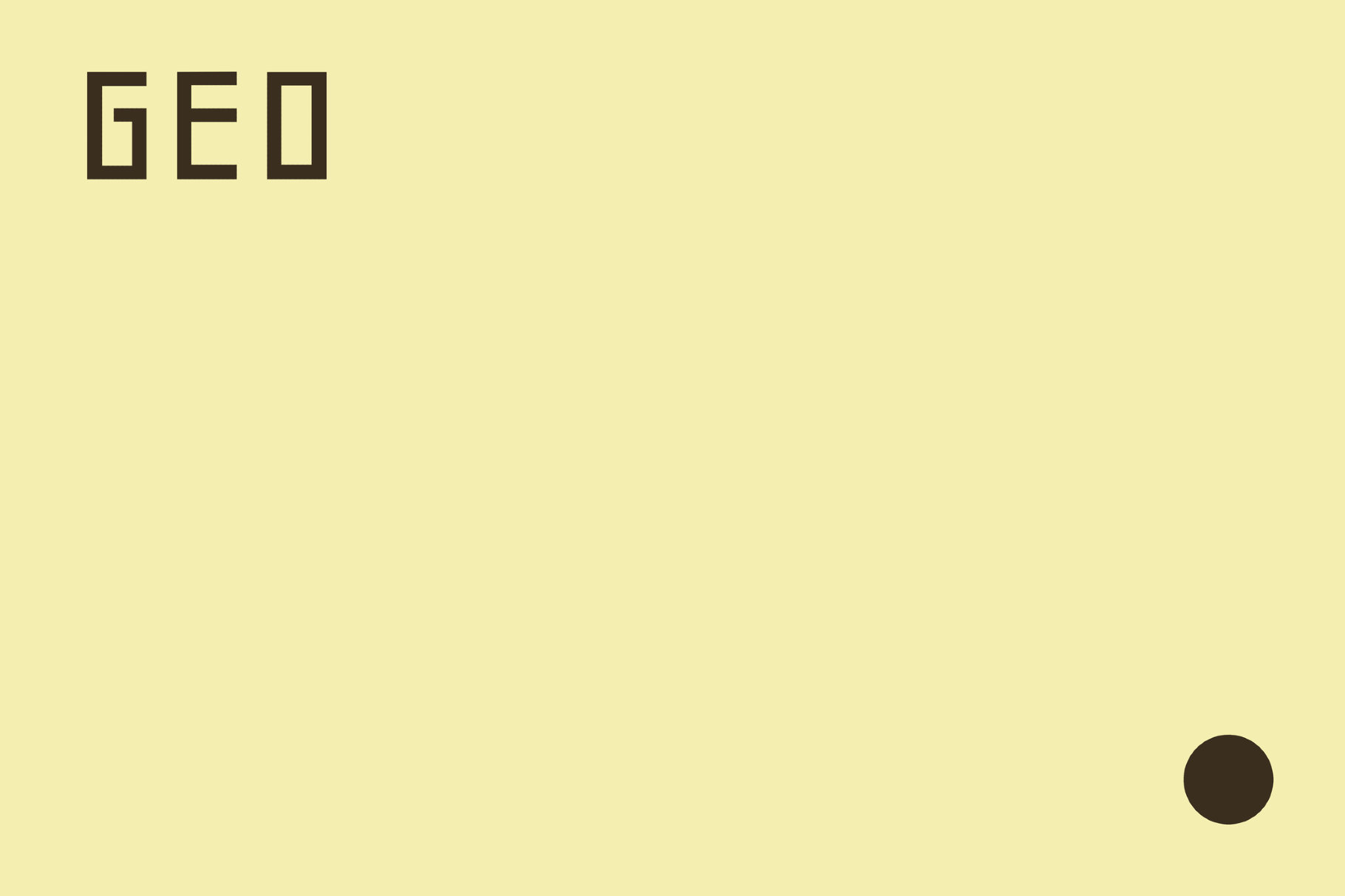 Geo 90s Techno Font