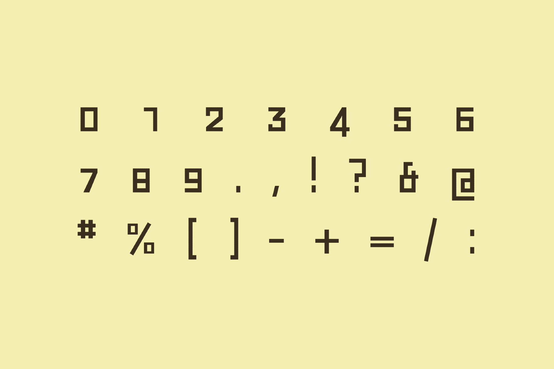 Geo 90s Techno Font