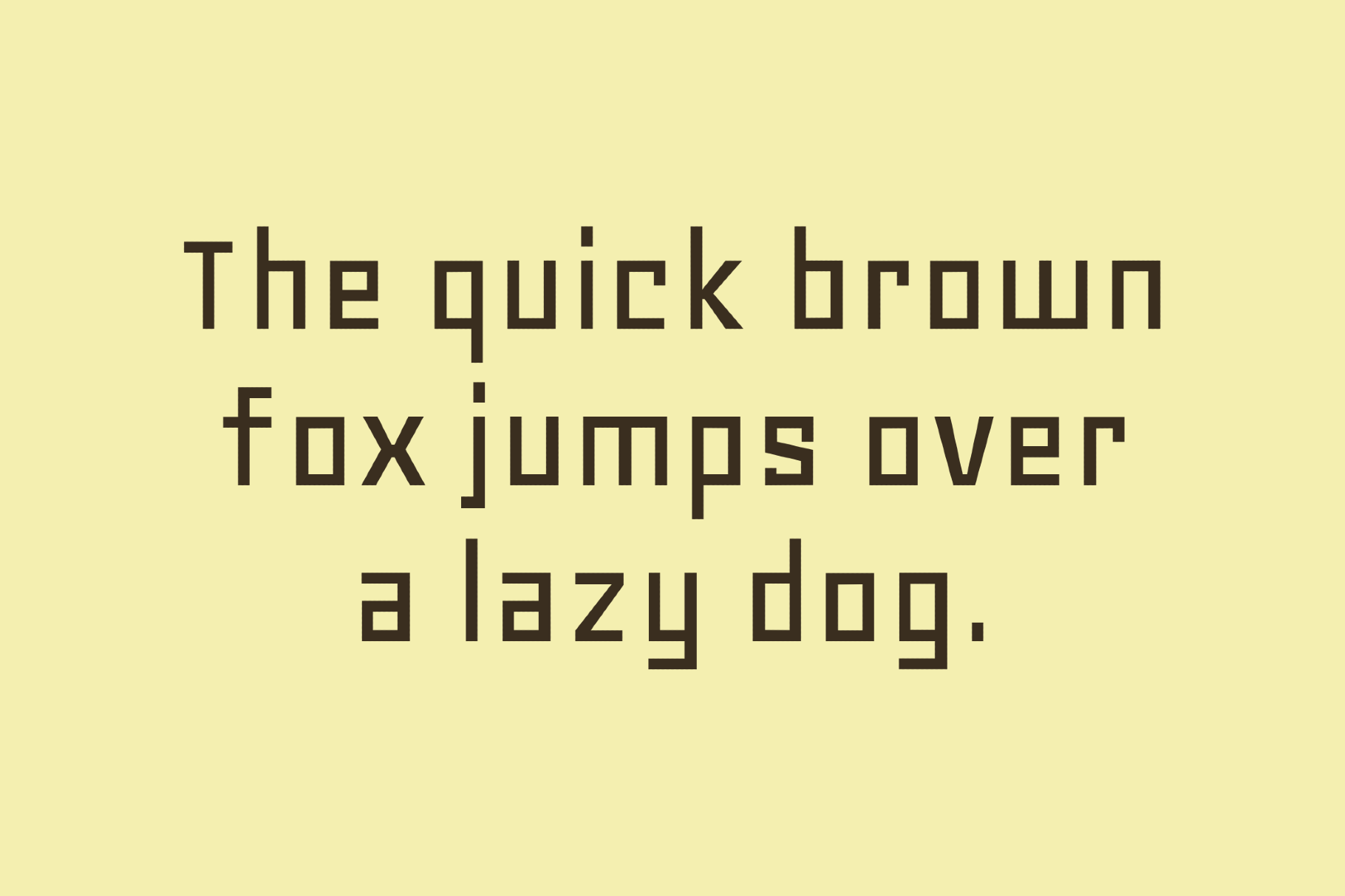 Geo 90s Techno Font