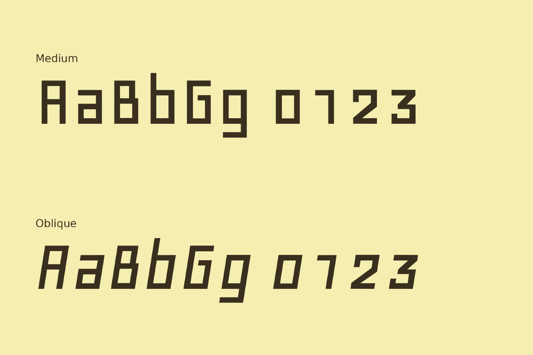 Geo 90s Techno Font