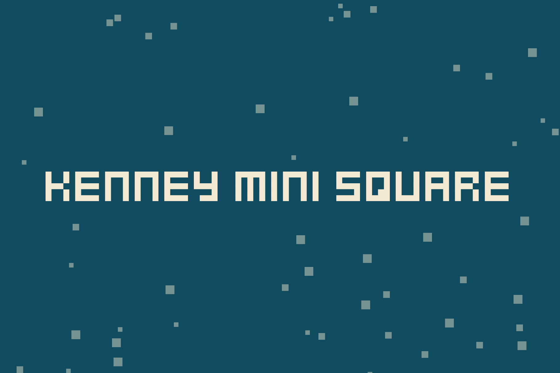 Kenney Mini Square Font Family