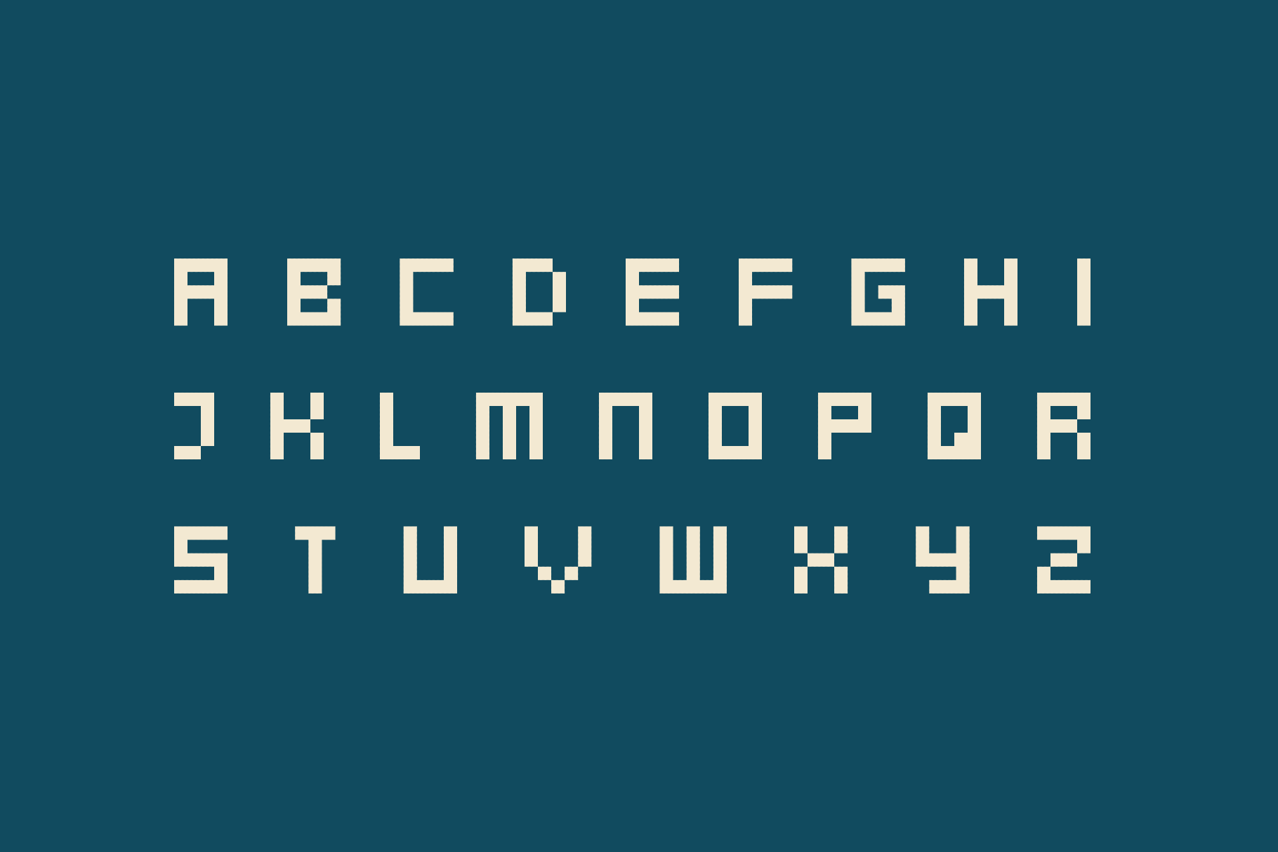 Kenney Mini Square Font Family
