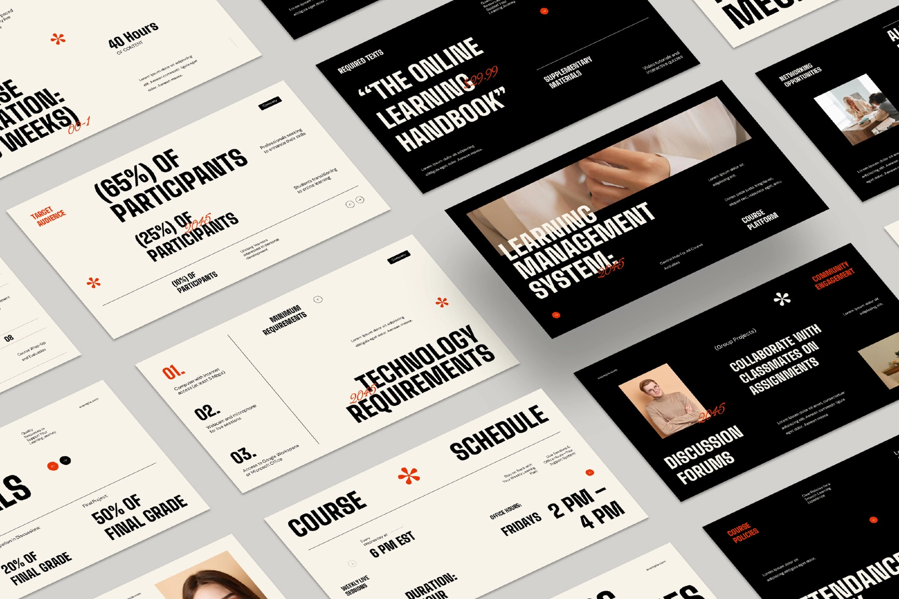 Online Course Education Powerpoint Template