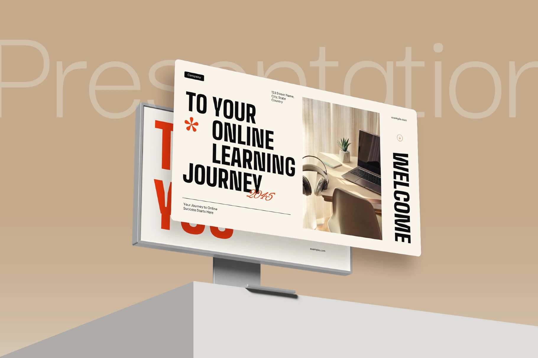 Online Course Education Google Slides Template