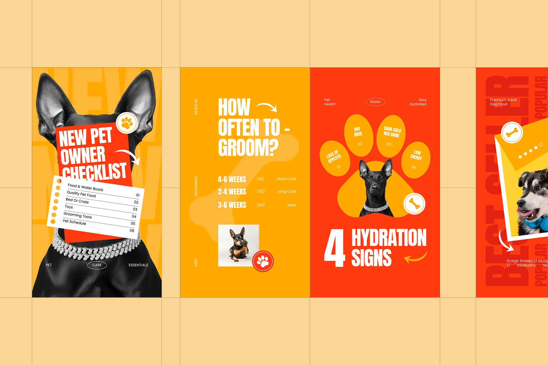 Pet Care Instagram Post & Stories - Adobe Template