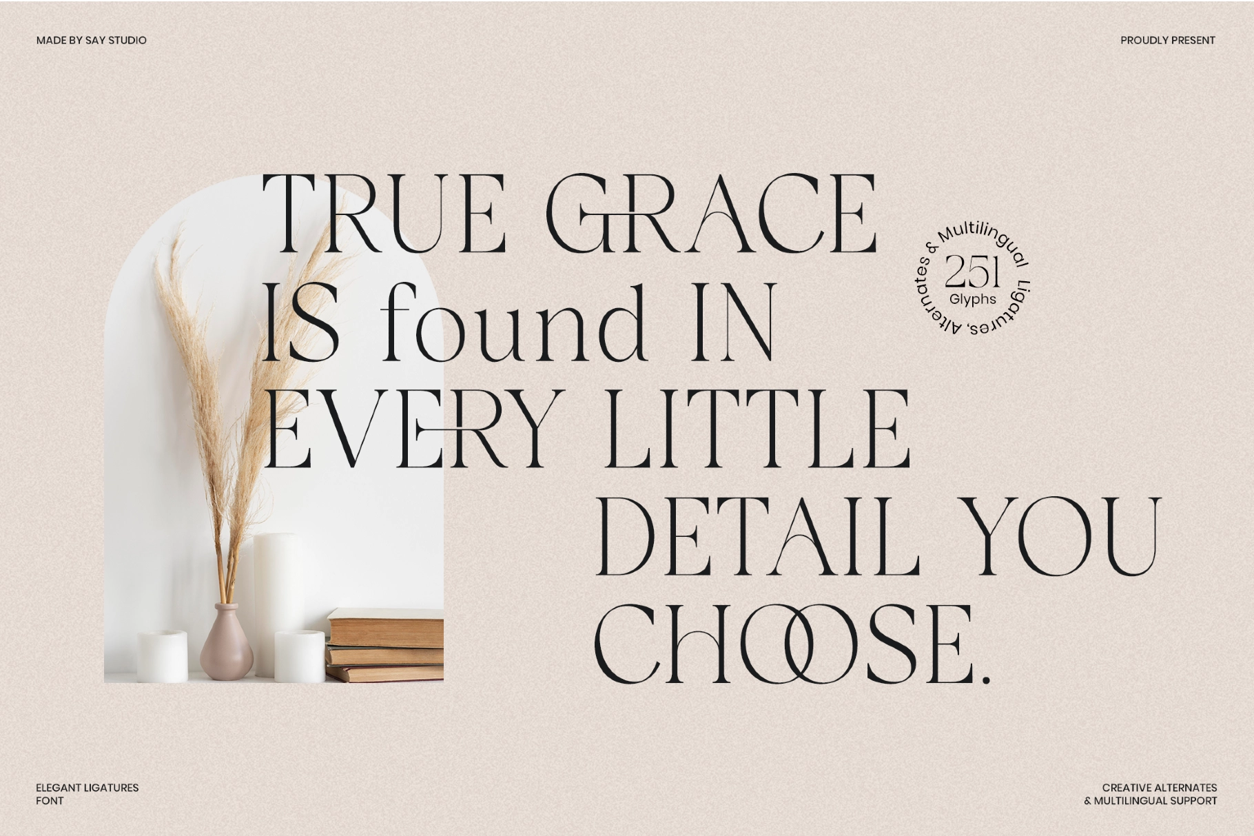 Galvore - Luxury Ligature Serif Font