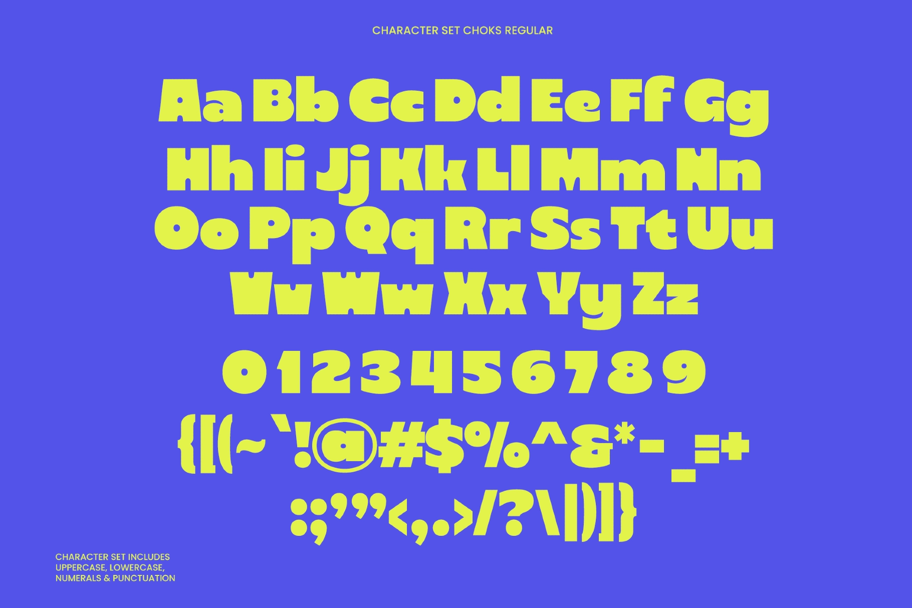 Choks - Heavy Bold Branding Font
