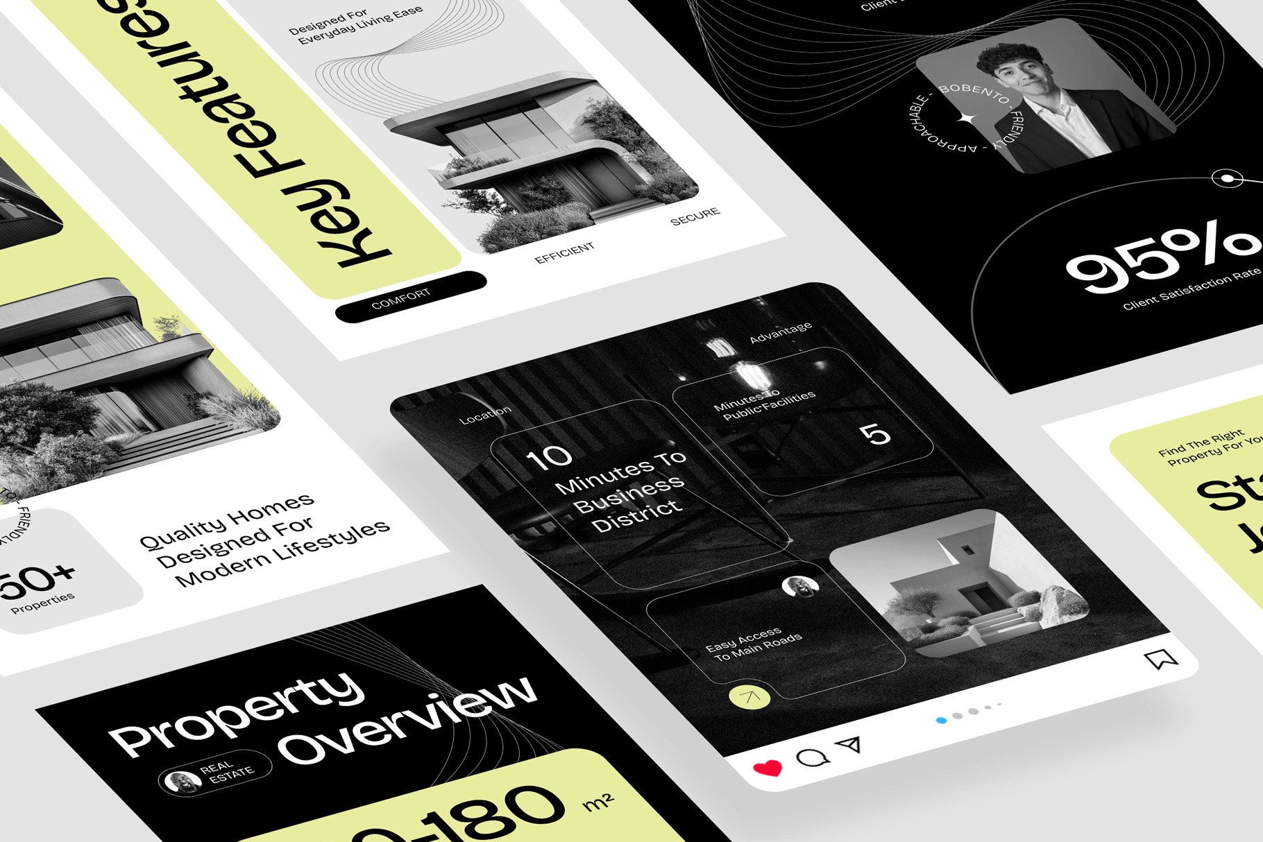 Real Estate Instagram Pack - CANVA Template