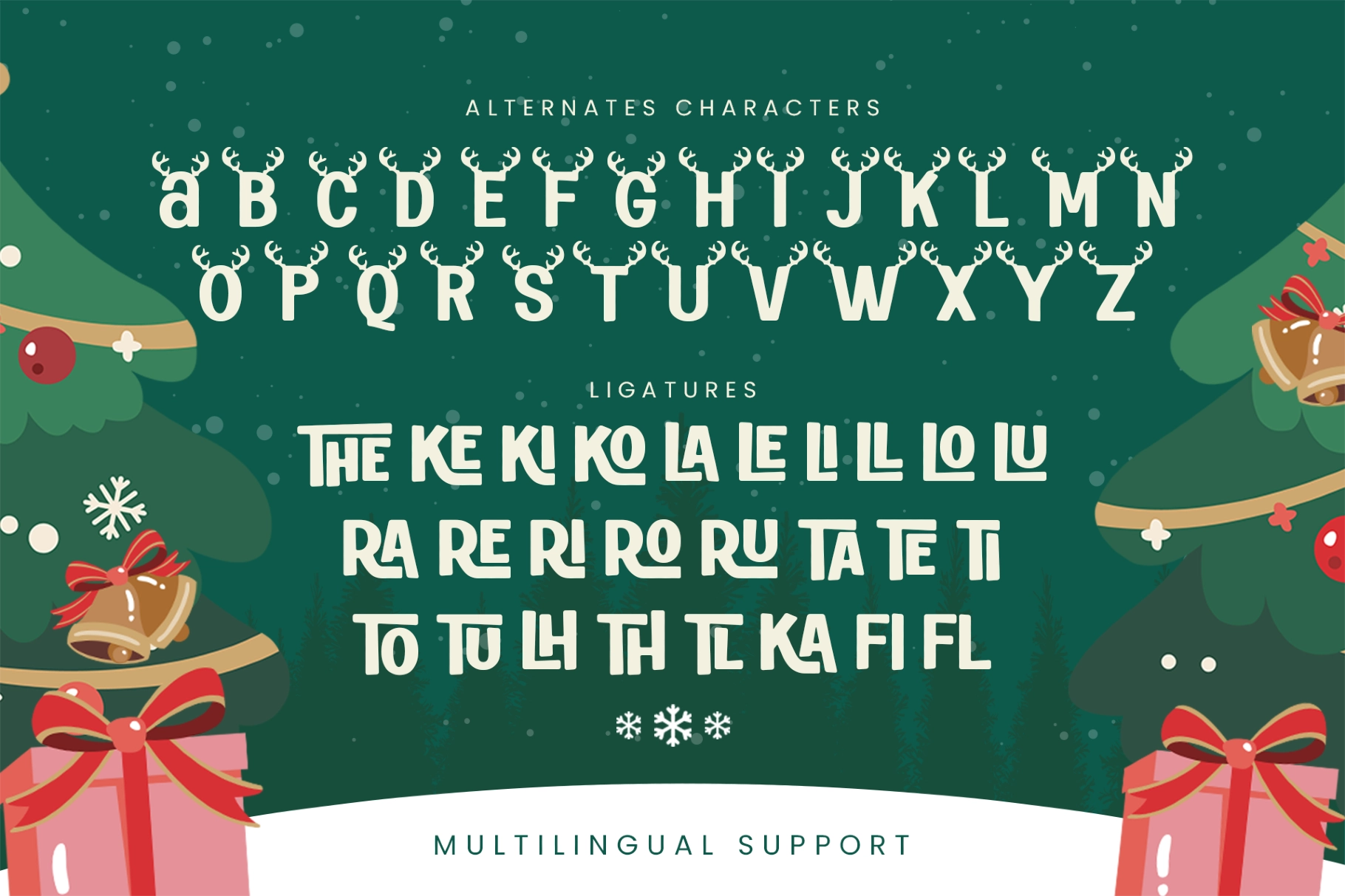 Sparkla – Christmas Holiday Display Font