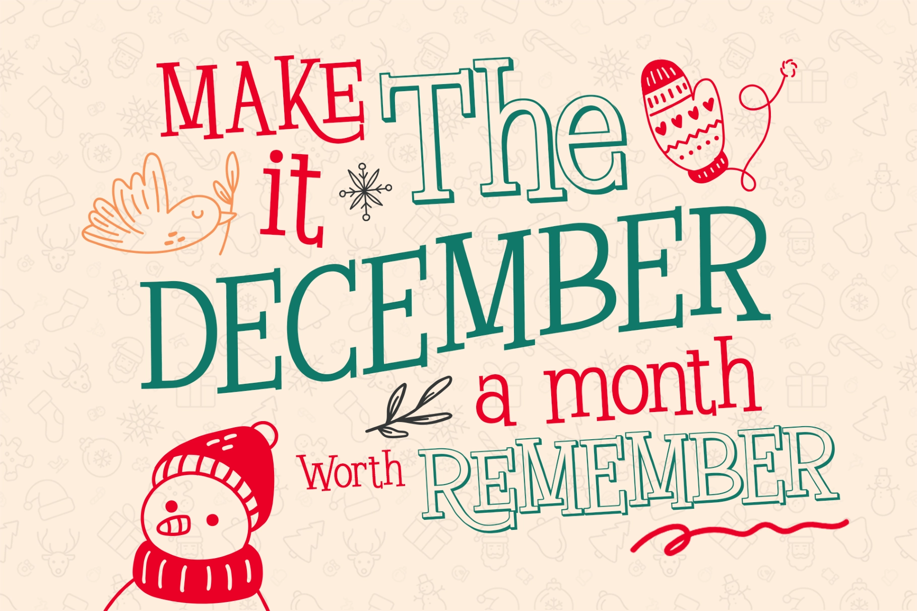 Merry Glow – Christmas Display Serif Font