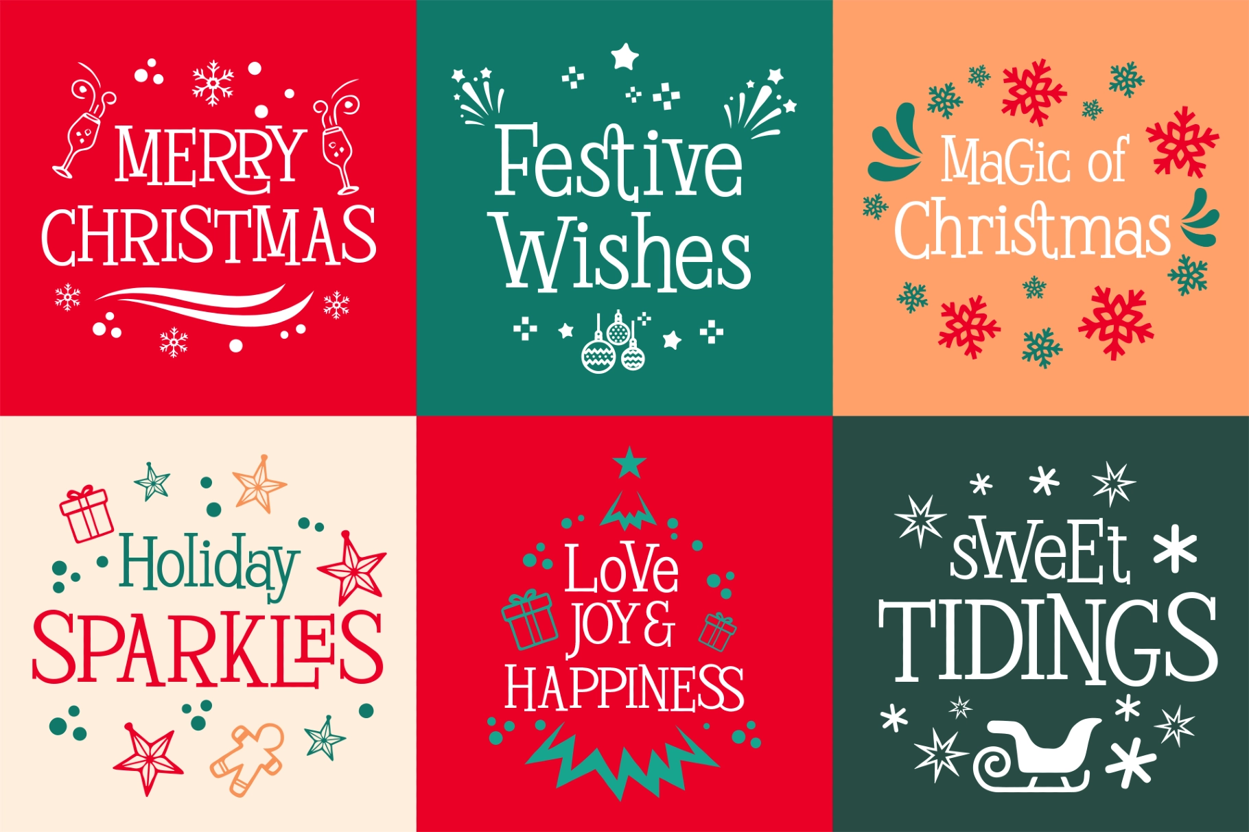 Merry Glow – Christmas Display Serif Font