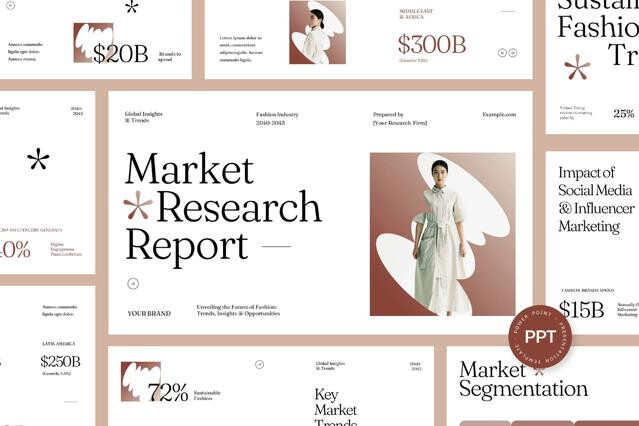 Market Research Report Powerpoint Template