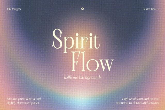 Spirit Flow - Halftone Gradient Backgrounds