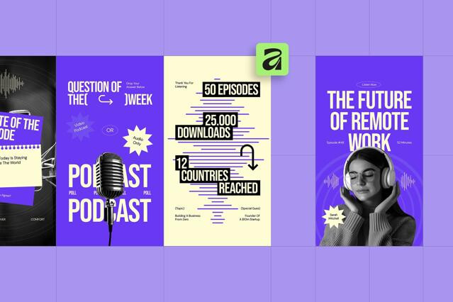 Creative Podcast Instagram Pack for AFFINITY