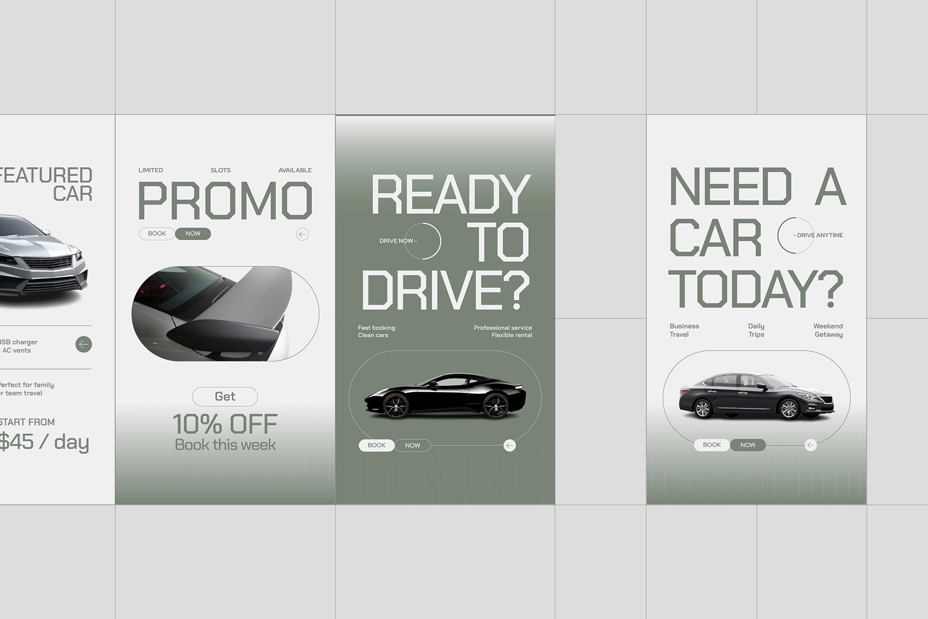 Car Rental Instagram Promotion - Adobe Template