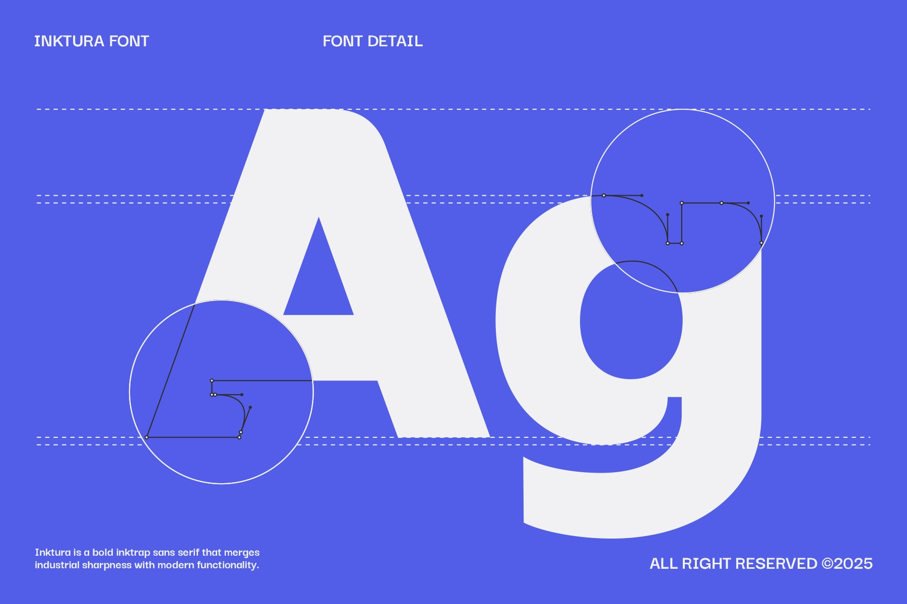 Inktura - Bold Ink Trap Sans Font
