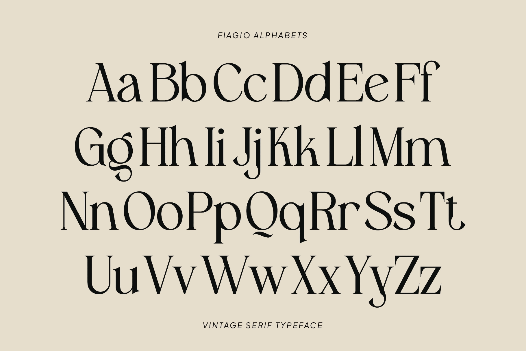 Fiagio – Elegant Vintage Serif Font
