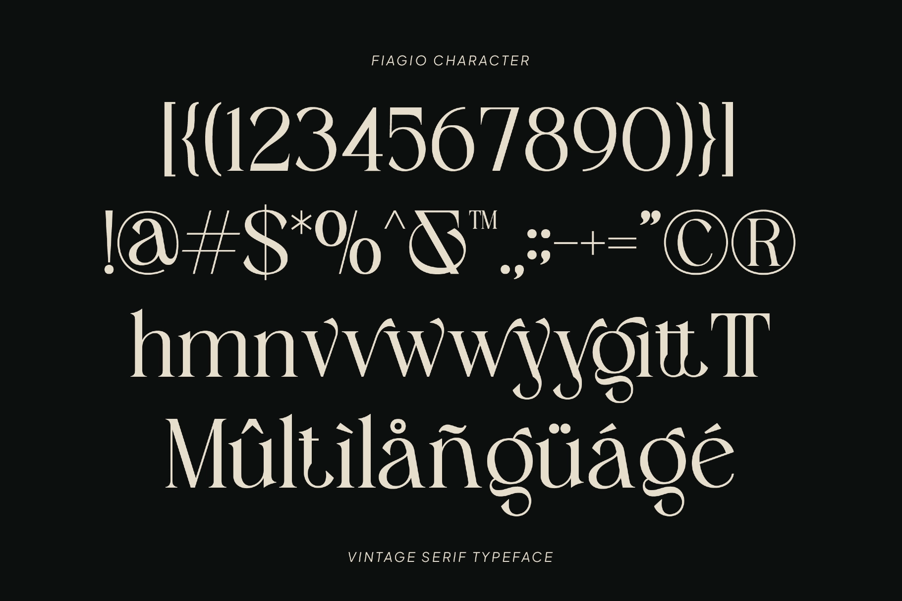 Fiagio – Elegant Vintage Serif Font