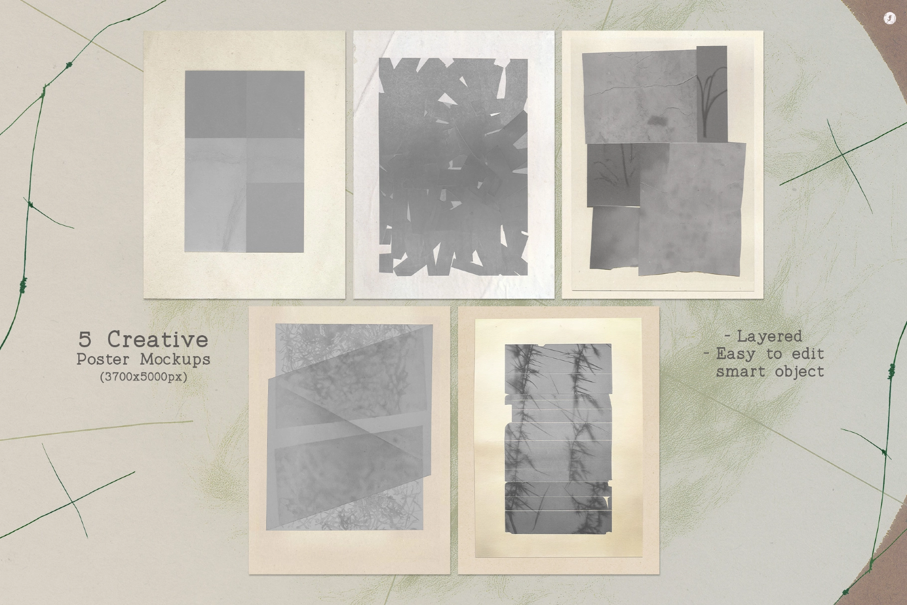 Mixed Media Poster Mockups